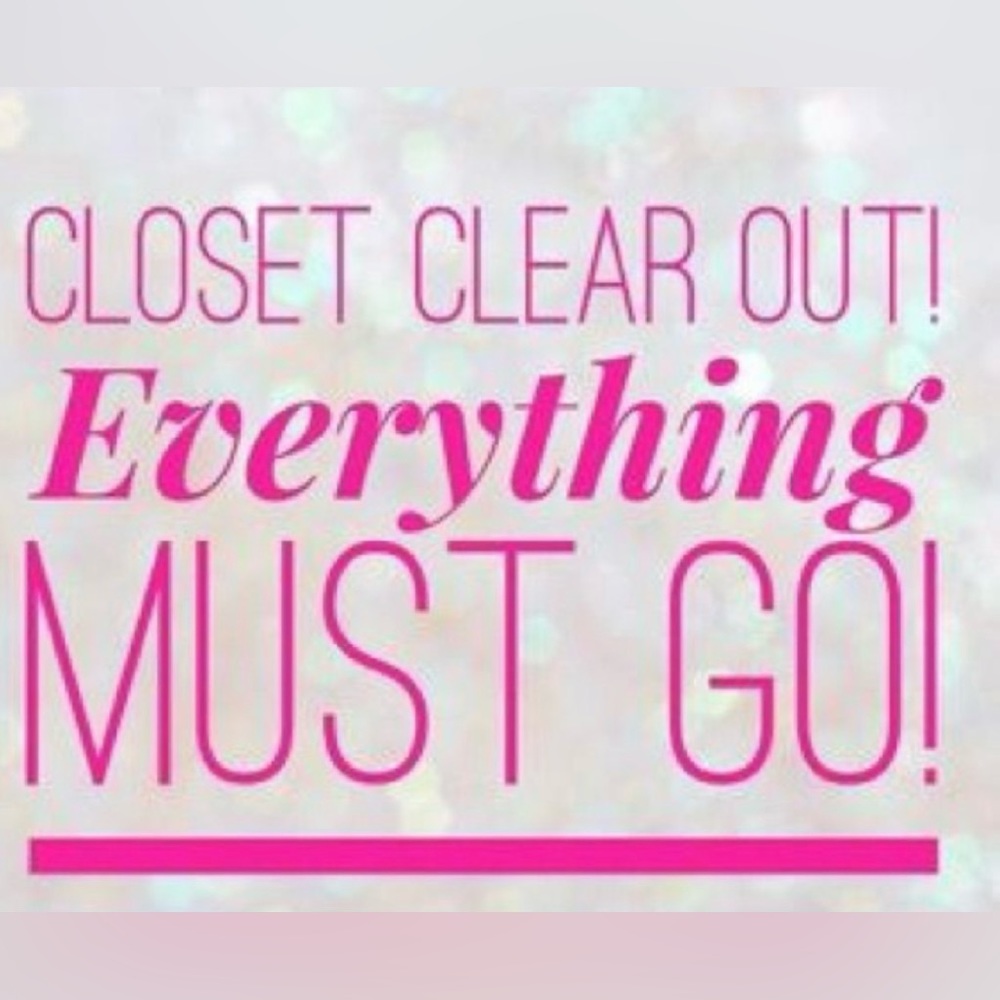 Closet clean out